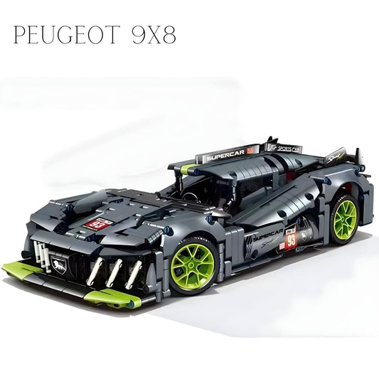Peugeot 9X8 3D model Pièces d'Exceptions Voiture | Peugeot 9X8
