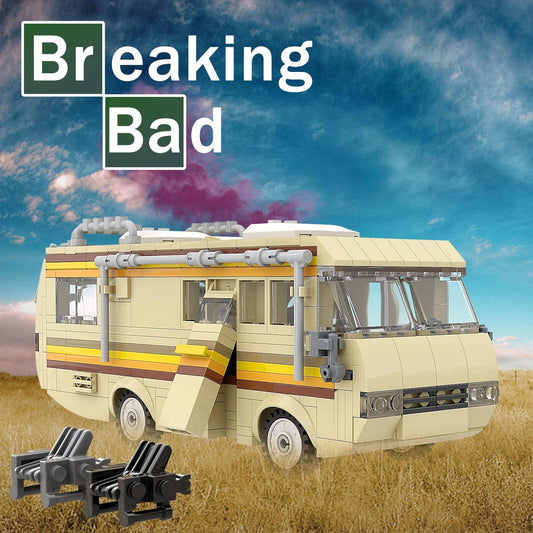 Pièces d'Exceptions MOC Moive Series 2023 New Breaking Bad Car Building Blocks Kit Vehicle Toy For Children Kid Birthday Gift Wholesale Dropshipping