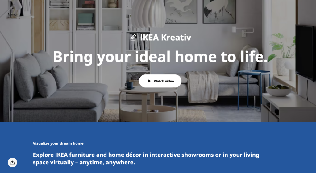 Ikea's Kreativ feature as an example of reinventing retail