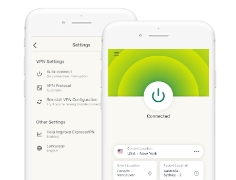 ExpressVPN's new app on mobile devices