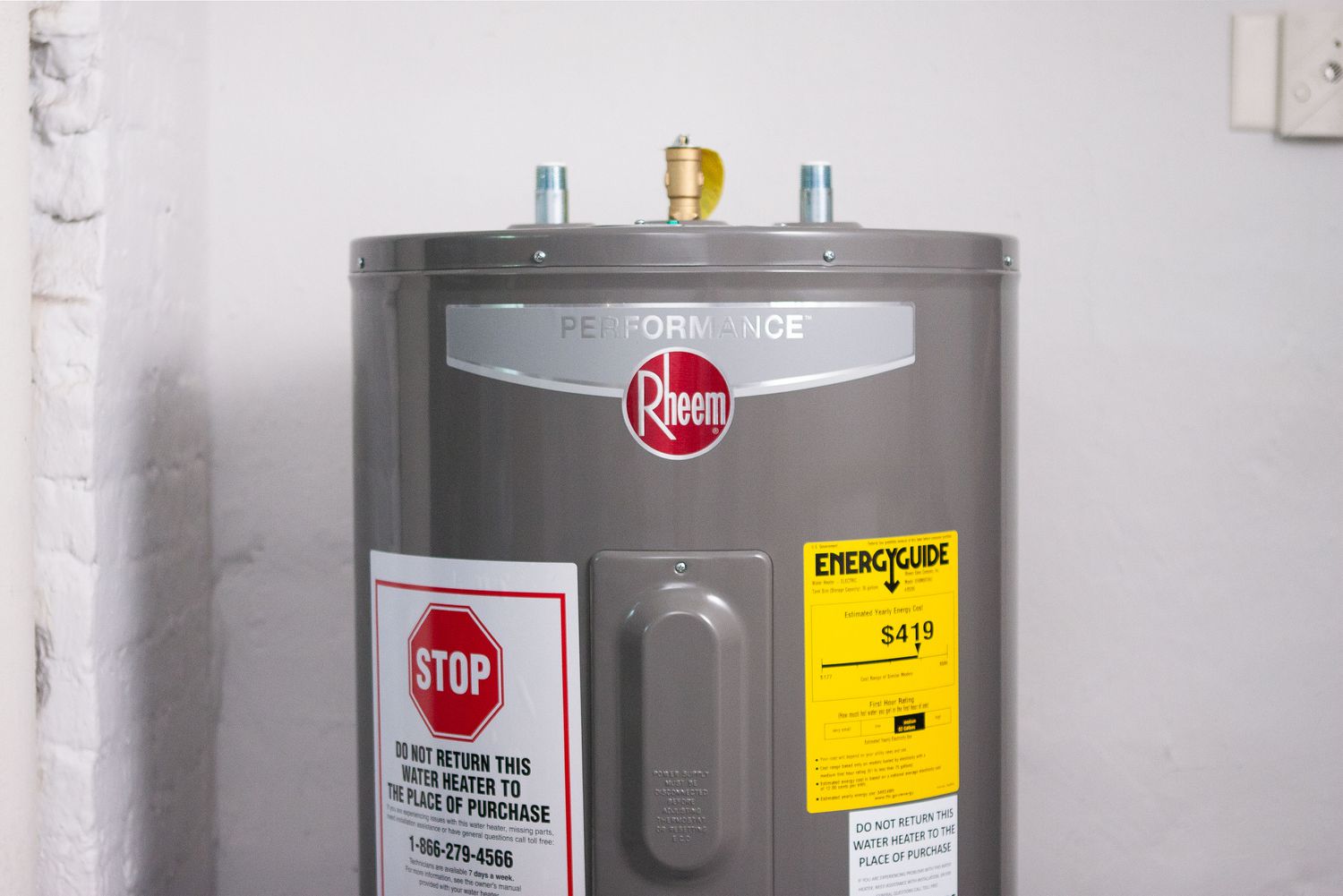 a residential water heater