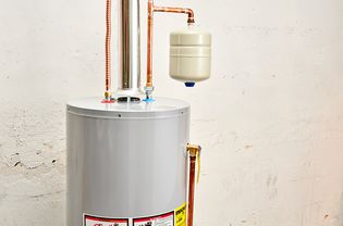 Replaced water heater with expansion tank