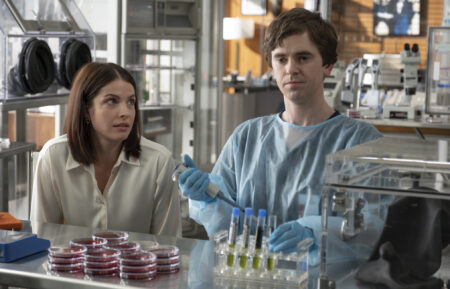 Paige Spara and Freddie Highmore in 'The Good Doctor' series finale - 'Goodbye'
