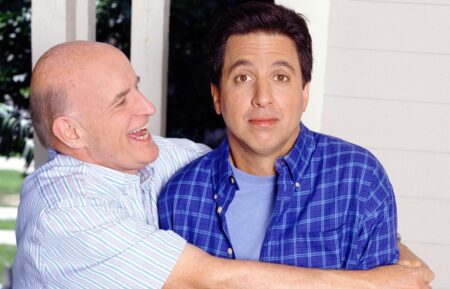 Peter Boyle and Ray Romano in 'Everybody Loves Raymond'
