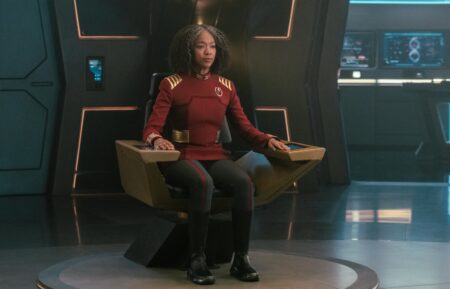 Sonequa Martin-Green as Burnham in the 'Star Trek: Discovery' Series Finale 