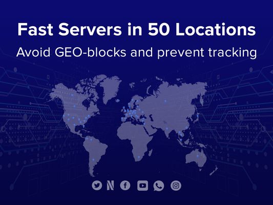 Fast Servers in 50 Locations