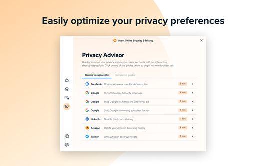 Easily optimize your privacy preferences
