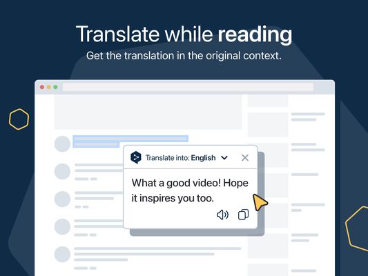 Translate while reading