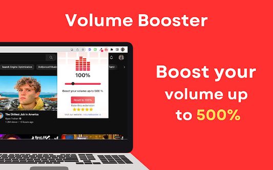 Volume Booster: Sound Booster, Boost Your Audio Upto 500%