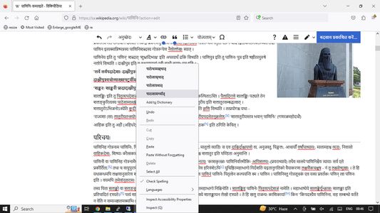 You can edit sanskrit wikipedia with this