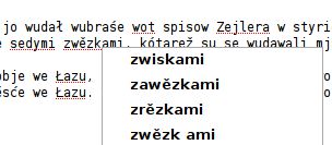 dictionary in work (Lower Sorbian Wikipedia)
