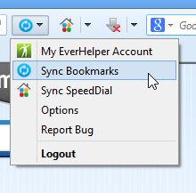 Sync Bookmarks, Sync Speed Dials.