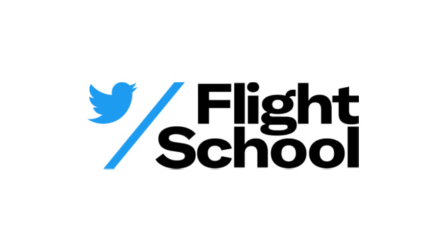 Twitter Flight School logo