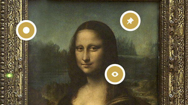 Interactive Mona lisa learning experience template