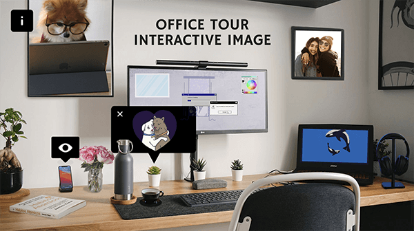 Interactive Office interactive image template