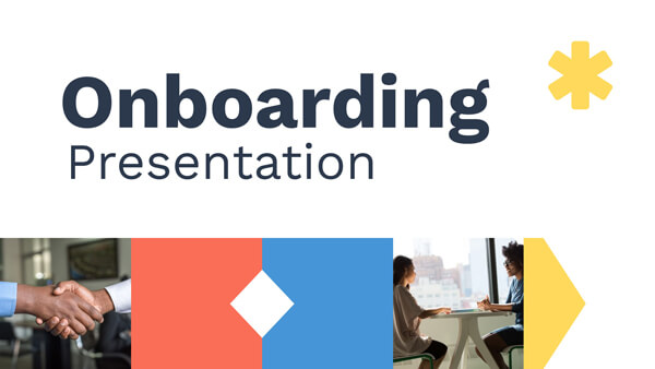 Interactive Onboarding presentation template