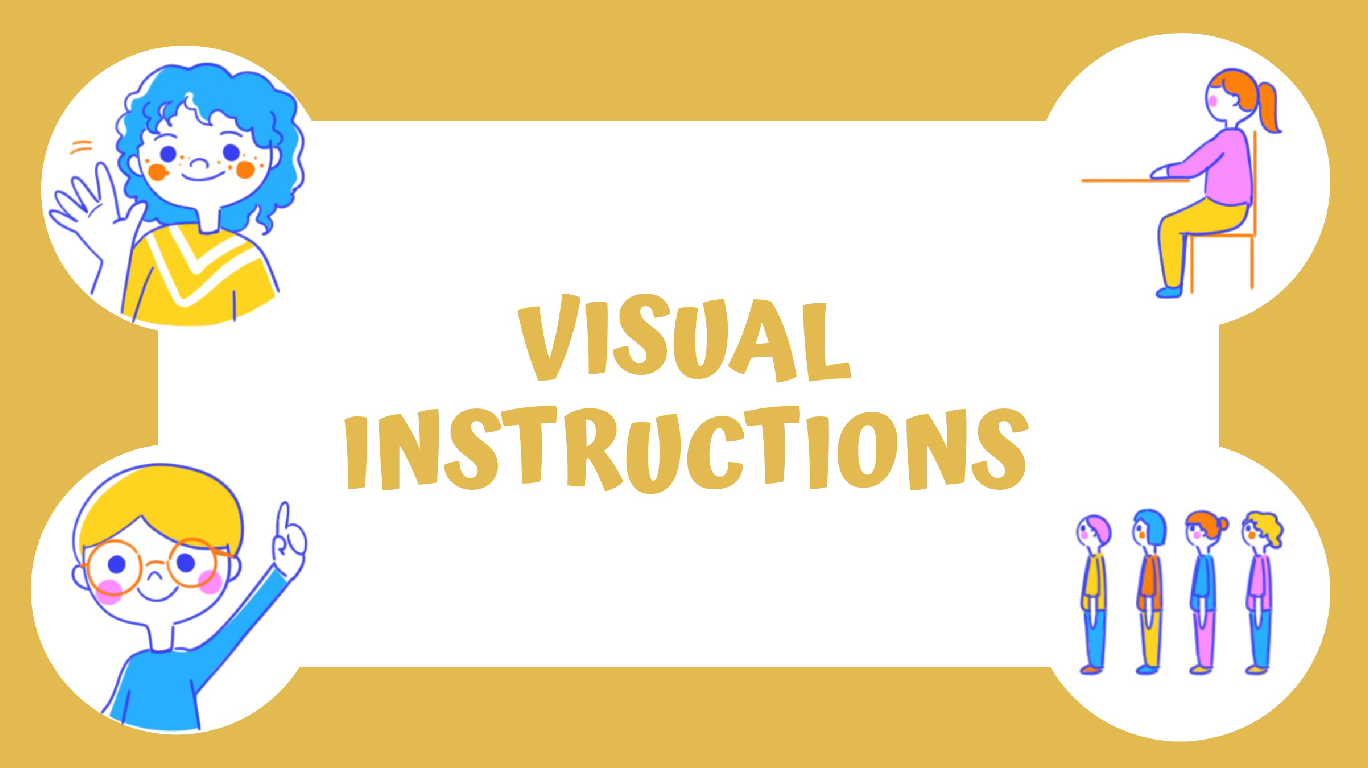 Interactive Basic visual instructions template