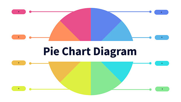 Interactive Circle sector diagram template