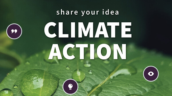 Interactive Climate action image template