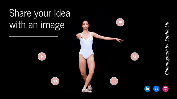 Interactive Dancer in motion template