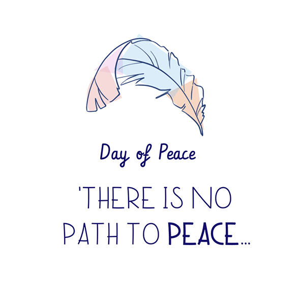 Interactive Day of peace card template