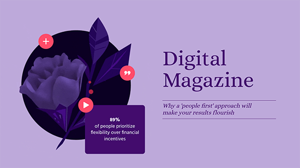 Interactive Digital magazine template
