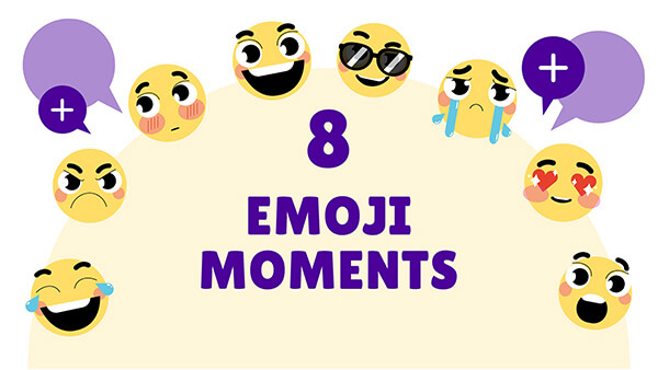 Interactive Emoji moments template