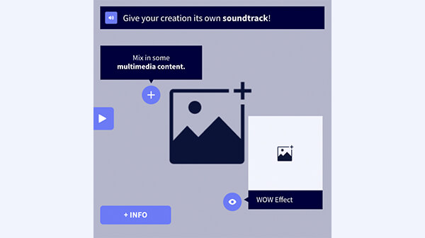 Interactive Essential square interactive image template