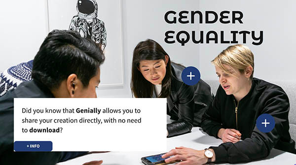 Interactive Gender equality template