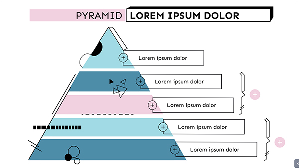 Interactive Pyramid of needs template