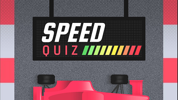 Interactive Speed quiz template