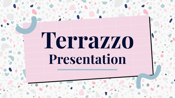 Interactive Terrazzo presentation template