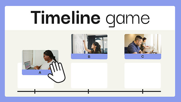 Interactive Timeline game template