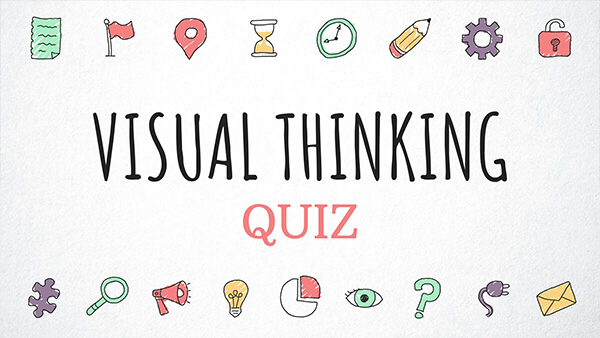 Interactive Visual thinking quiz template
