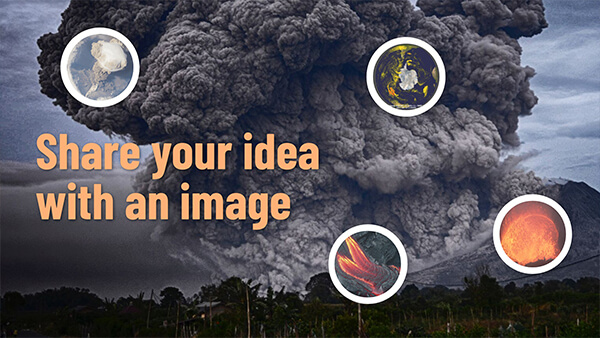 Interactive Volcanic eruption template
