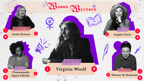 Interactive Women writers template