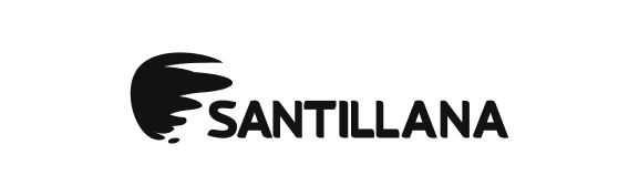 Logo de la empresa Santillana, que utiliza Genially