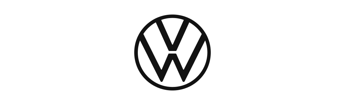 Volkswagen company logo, using Genially