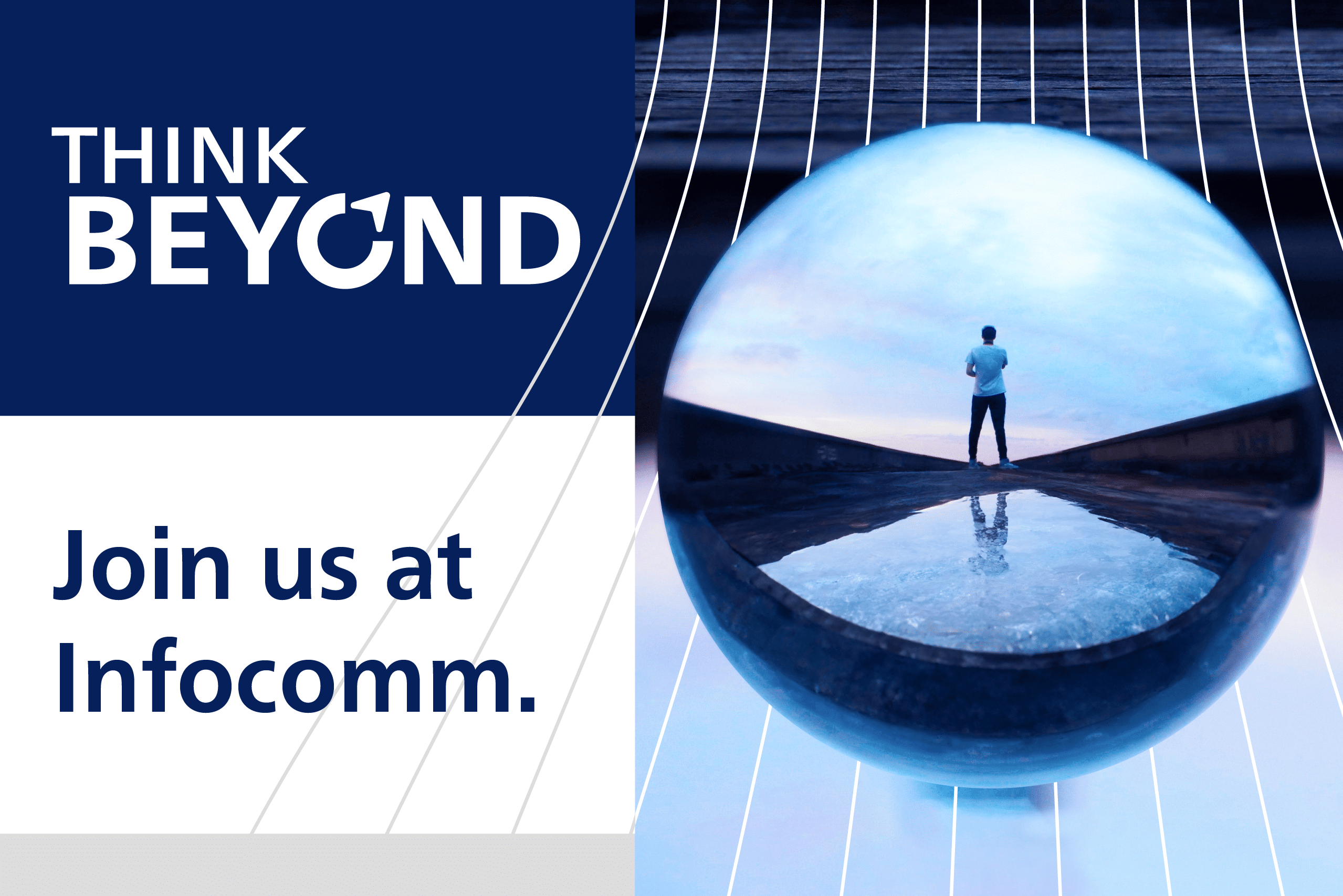 InfoComm 2024 banner says Think Beyoond. Join at InfoComm.