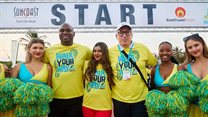 A sea of turquoise and yellow takes over KZN&#x2019;s promenade for the Suncoast East Coast Radio Big Walk