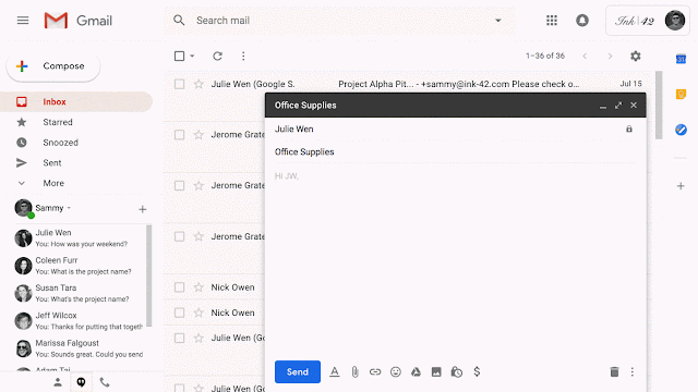 Gmail のスマート作成