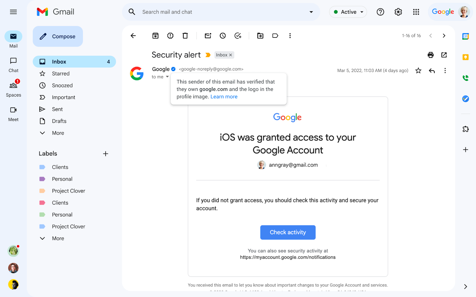 Expanding upon Gmail security with BIMI