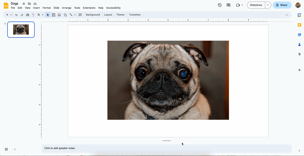 Replace images quicker in Google Slides with new drag and drop feature