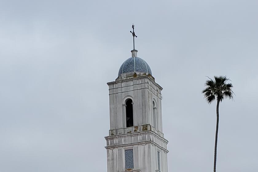 Dish Network proposes to install wireless equipment inside La Jolla Presbyterian Church's bell tower.