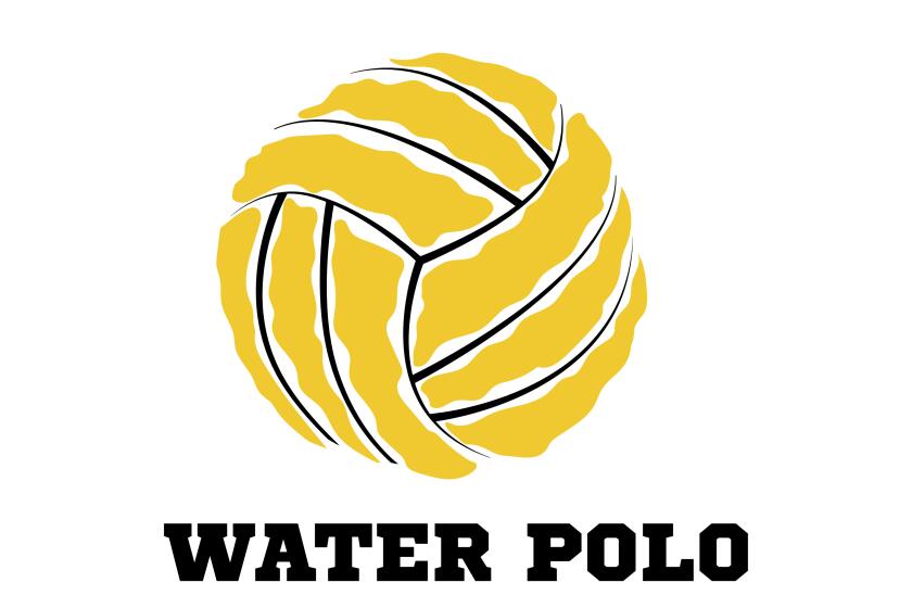 Water polo ball logo