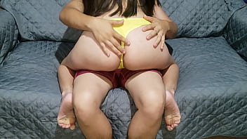 latina, step sister, swollen pussy, hairy pussy
