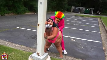 clowns, bbw, booty slaps, big boobs