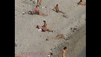 nude, public, beach, sex