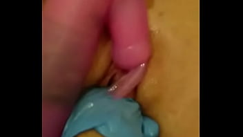 rubber, hure, fingering, pussy