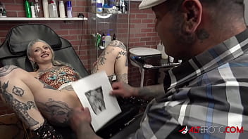 big cock, River Dawn Ink, pussy tattoo, tattoos